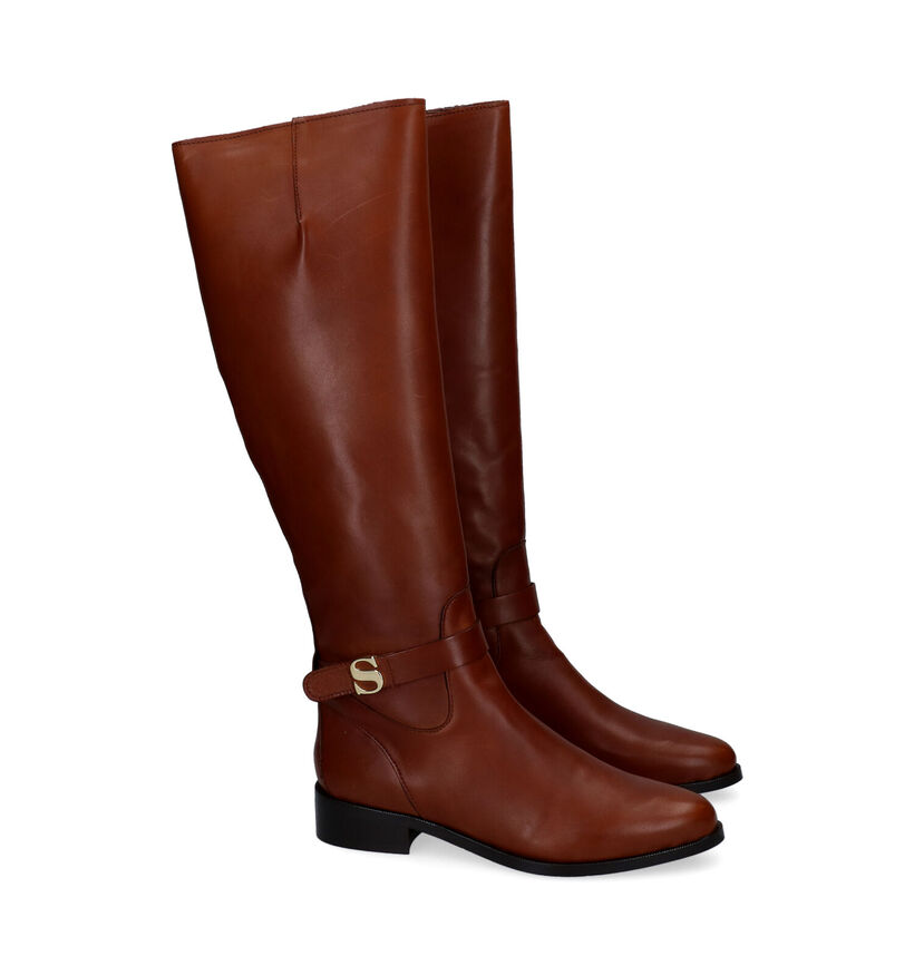 Scapa Bottes hautes en Cognac en cuir (297918)