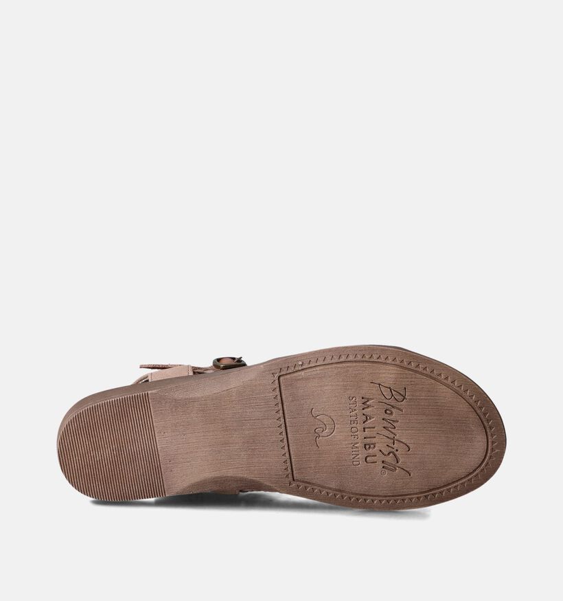 Blowfish Malibu Dream Sandales plates en Taupe pour femmes (355001)
