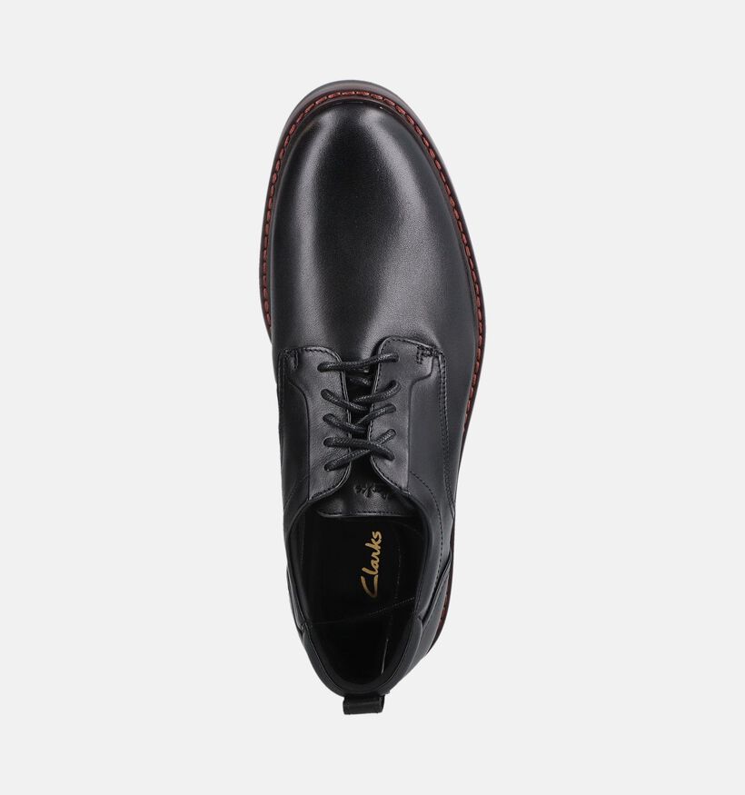 Clarks Aldwin2 Derby Zwarte Geklede Veterschoenen voor heren (376480) - geschikt voor steunzolen
