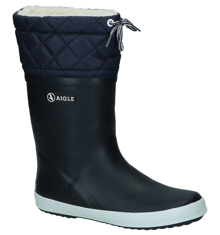 Aigle Giboulee Blauwe Regenlaarzen