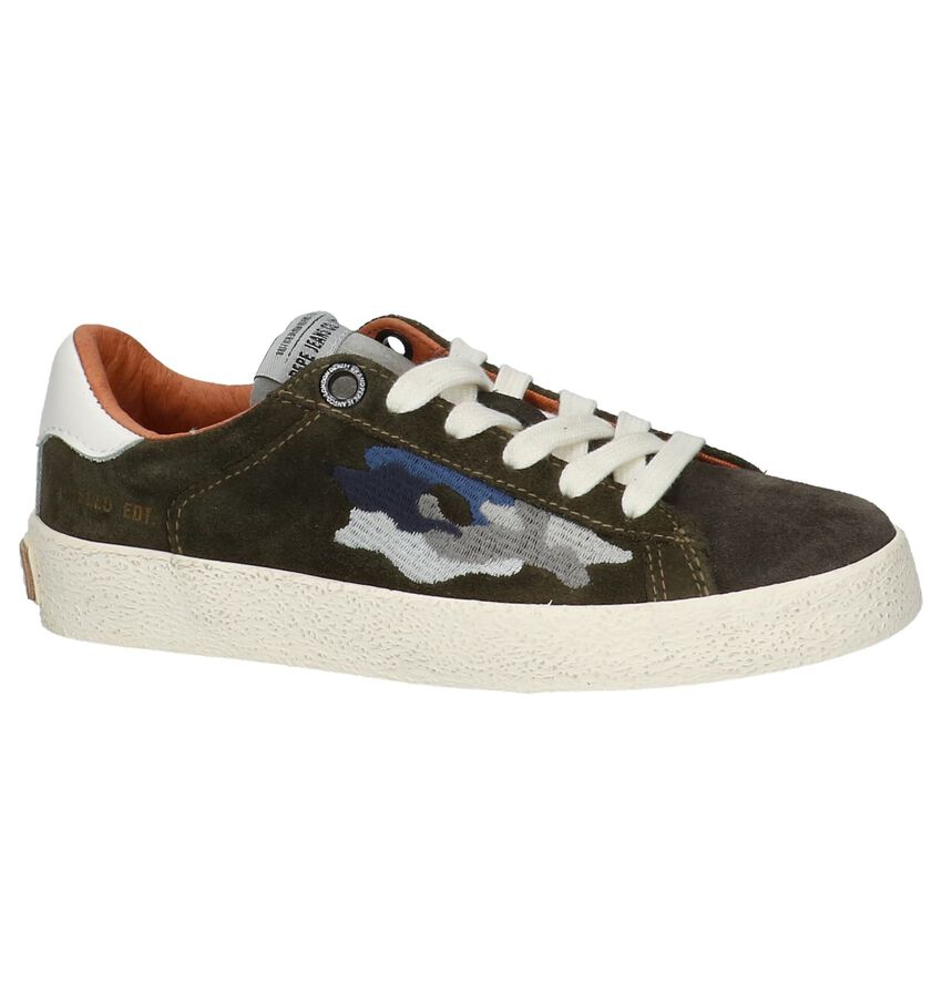 Kaki Lage Sneaker Pepe Jeans Portobello pepe jeans kopen in de aanbieding Kaki Lage Sneaker Pepe Jeans Portobello pepe jeans kopen in de aanbieding