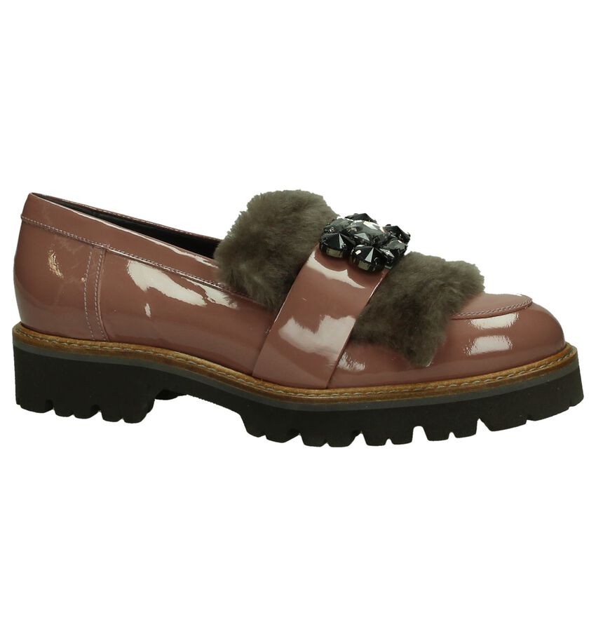 Gadea Roze Mocassins Met Bont gadea kopen in de aanbieding
