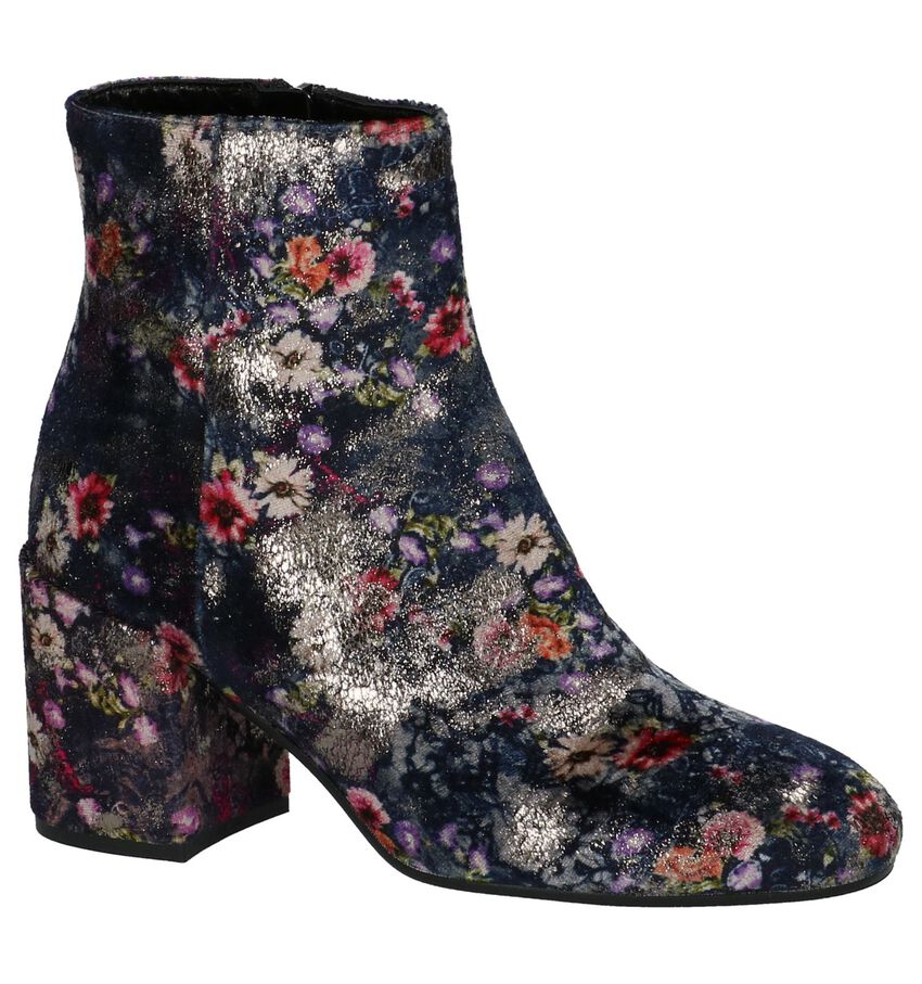Laarsjes Louisa Blauw Met Bloemen louisa kopen in de aanbieding Laarsjes Louisa Blauw Met Bloemen louisa kopen in de aanbieding