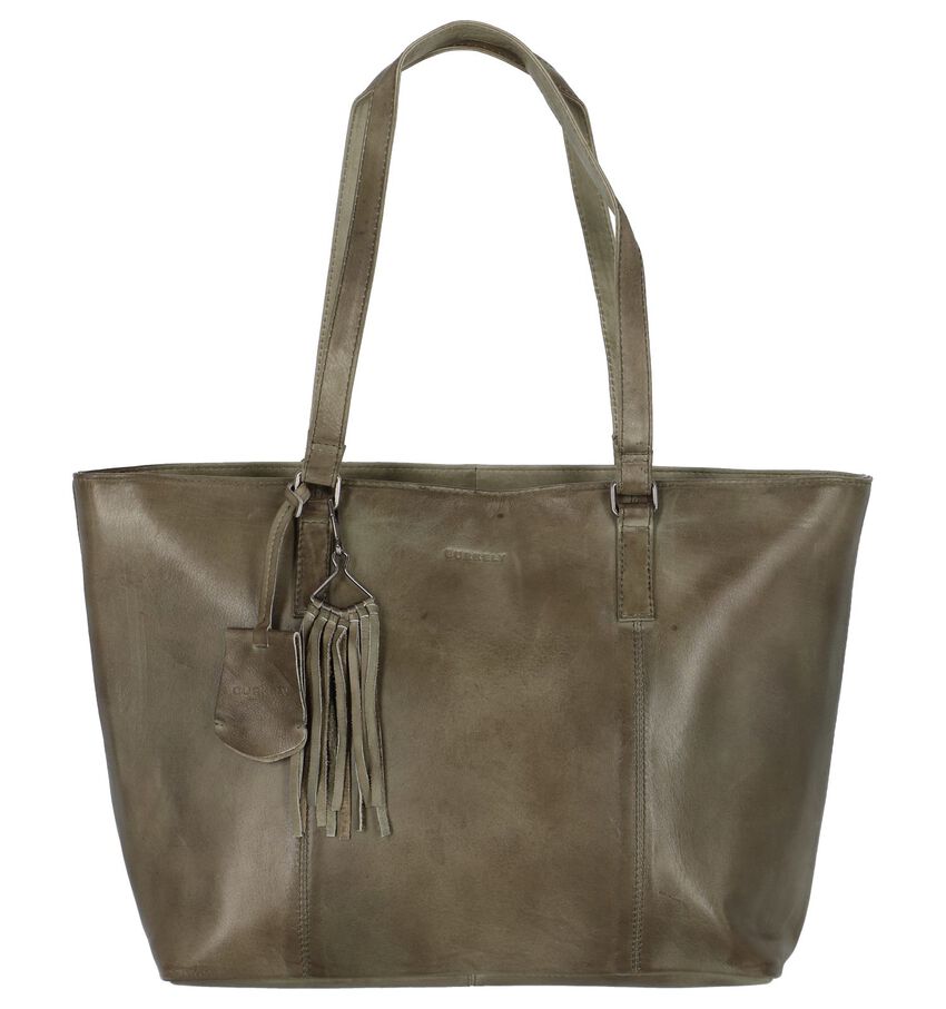 Kaki Schoudertas Burkely Noble Nova burkely kopen in de aanbieding