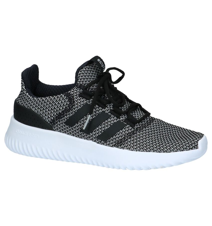 Zwarte Runner Sneakers Adidas Cloudfoam Ultimate adidas kopen in de aanbieding