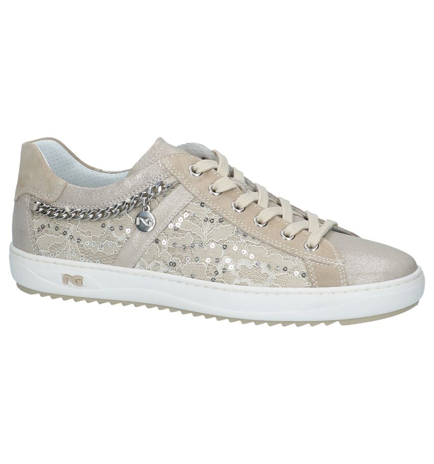 Nerogiardini Beige Veterschoenen Met Kant nerogiardini kopen in de aanbieding Nerogiardini Beige Veterschoenen Met Kant nerogiardini kopen in de aanbieding