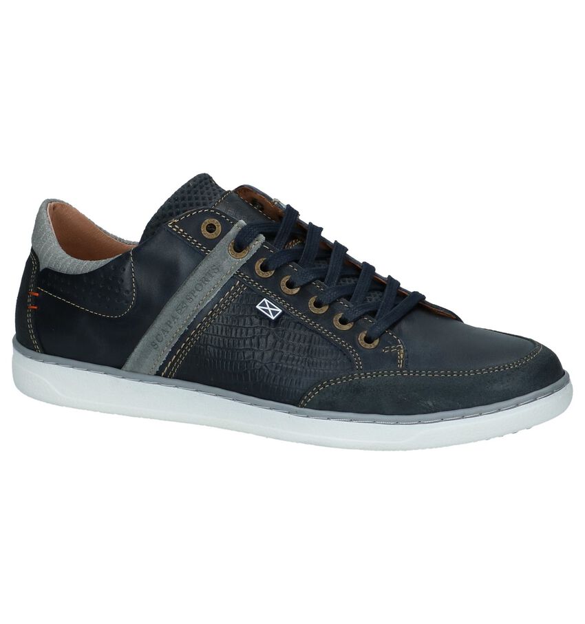 Casual Schoenen Met Veter Blauw Scapa Toledo scapa kopen in de aanbieding