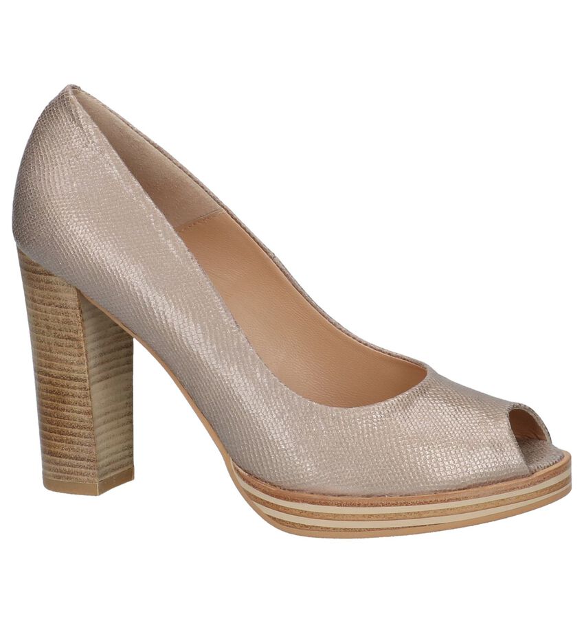 Taupe Pumps Met Hoge Hak Zinda zinda kopen in de aanbieding Taupe Pumps Met Hoge Hak Zinda zinda kopen in de aanbieding