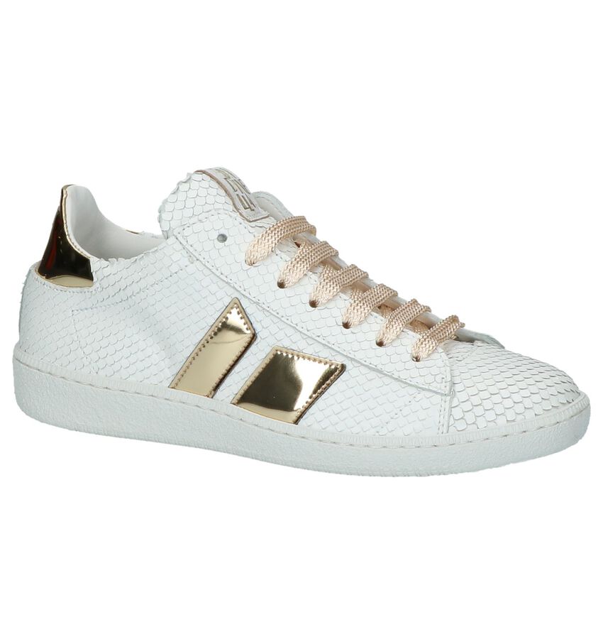 Witte Platte Veterschoenen Rondinella rondinella kopen in de aanbieding