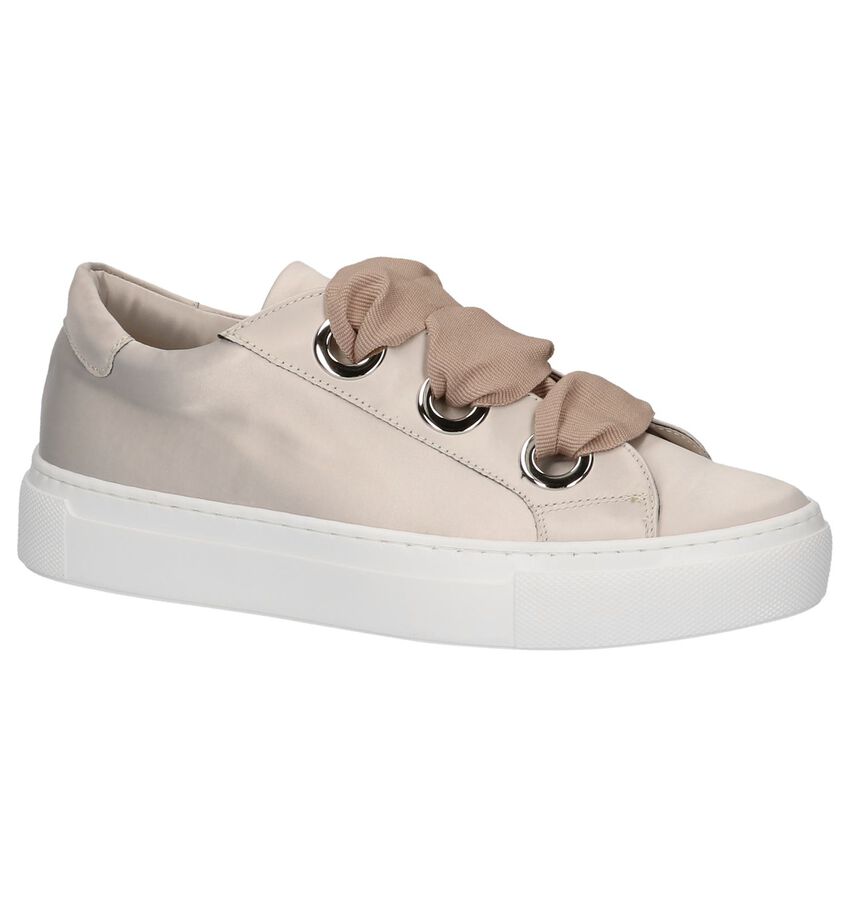 Beige Lage Geklede Sneakers Bronx bronx kopen in de aanbieding
