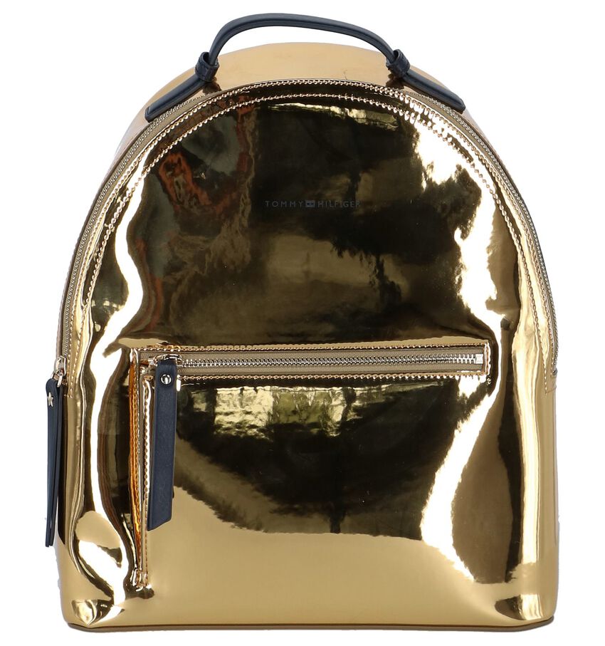 Gouden Damesrugzak Tommy Hilfiger Iconic Backpack tommy hilfiger kopen in de aanbieding Gouden Damesrugzak Tommy Hilfiger Iconic Backpack tommy hilfiger kopen in de aanbieding