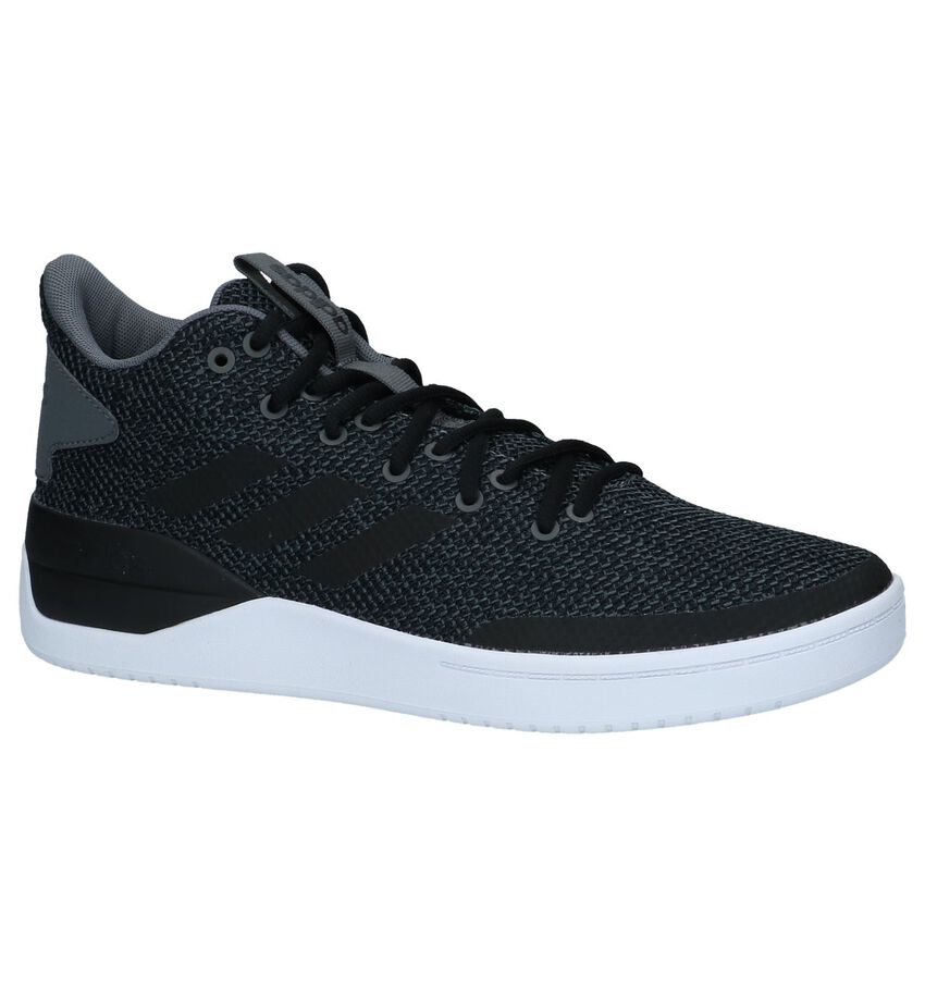 Adidas Donker Grijze Hoge Sneakers adidas kopen in de aanbieding