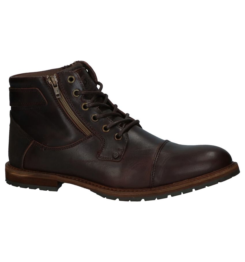 Bullboxer Bruine Boots Met Ritsveter bullboxer kopen in de aanbieding