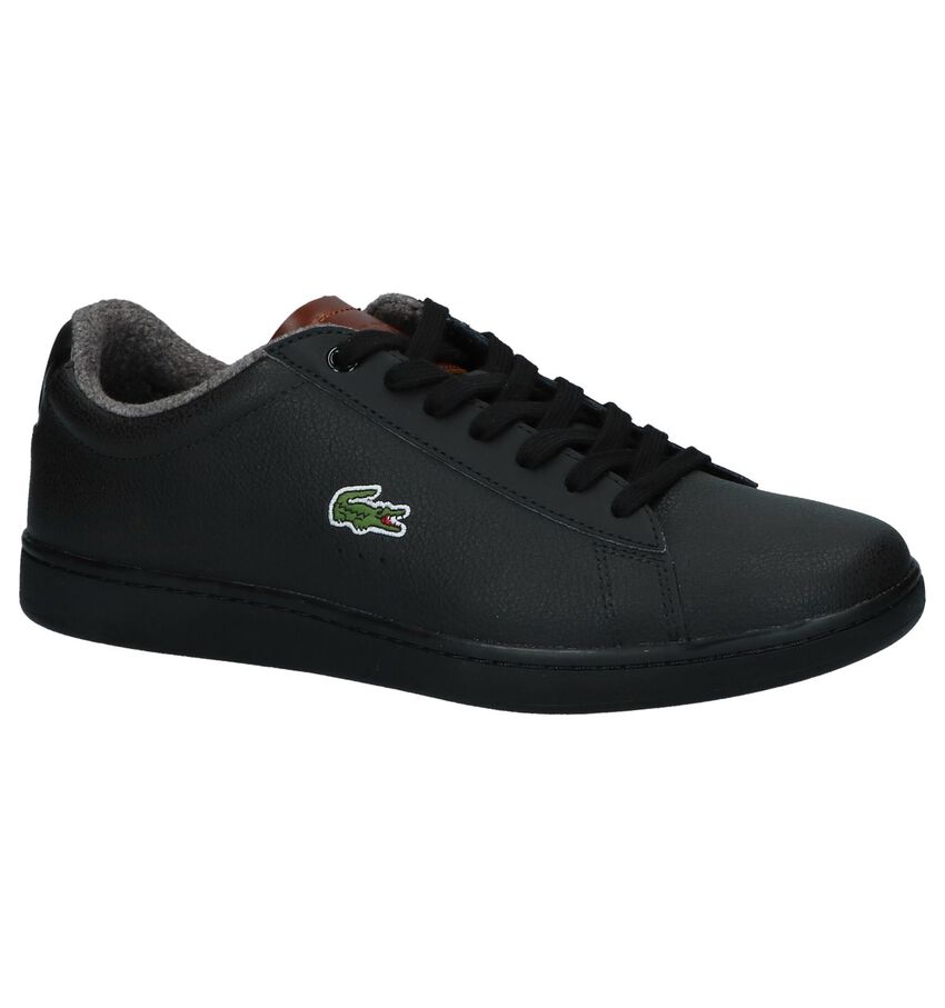 Zwarte Casual Veterschoenen Lacoste Carnaby Evo lacoste kopen in de aanbieding