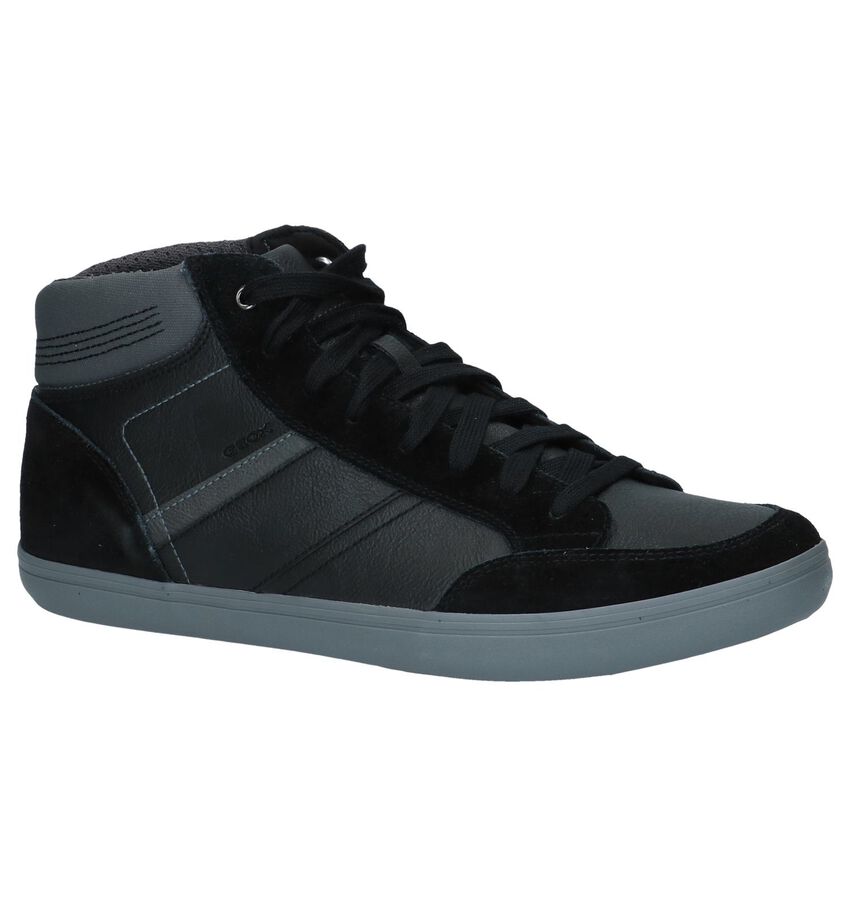 Zwarte Hoge Sneakers Geox geox kopen in de aanbieding
