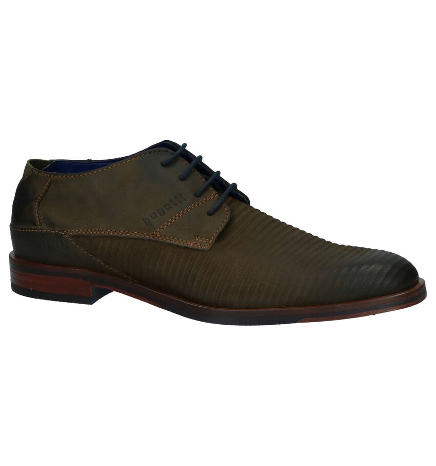 Bugatti Kaki Geklede Veterschoenen bugatti kopen in de aanbieding Bugatti Kaki Geklede Veterschoenen bugatti kopen in de aanbieding