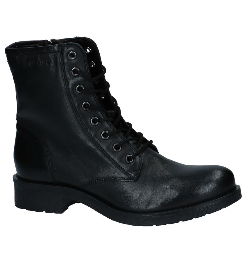 Geox Rawelle Zwarte Boots Met Ritsveter geox kopen in de aanbieding Geox Rawelle Zwarte Boots Met Ritsveter geox kopen in de aanbieding