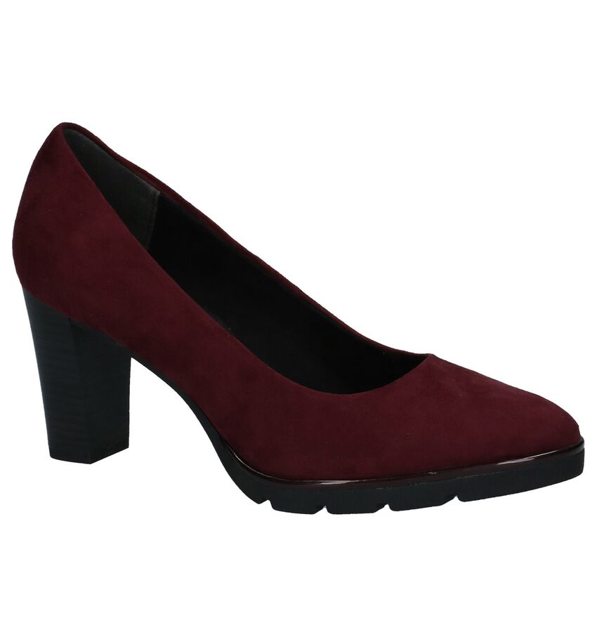 Bordeaux Klassieke Pumps Marco Tozzi marco tozzi kopen in de aanbieding