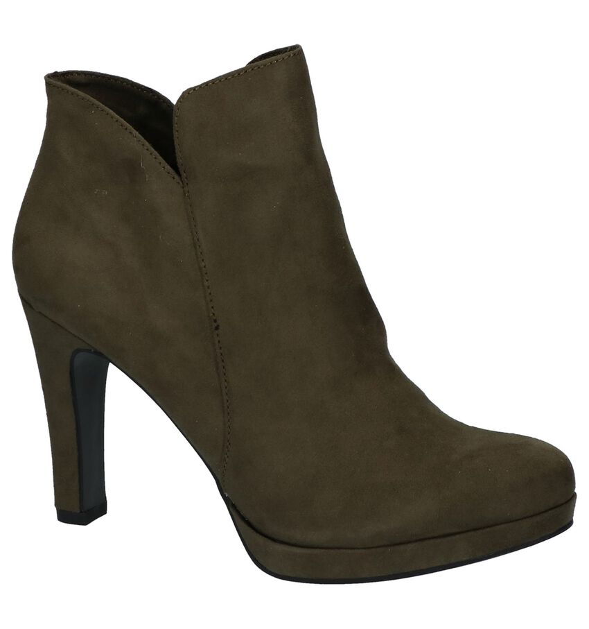 Tamaris Olijfgroene Enkellaarzen High Heel tamaris kopen in de aanbieding Tamaris Olijfgroene Enkellaarzen High Heel tamaris kopen in de aanbieding