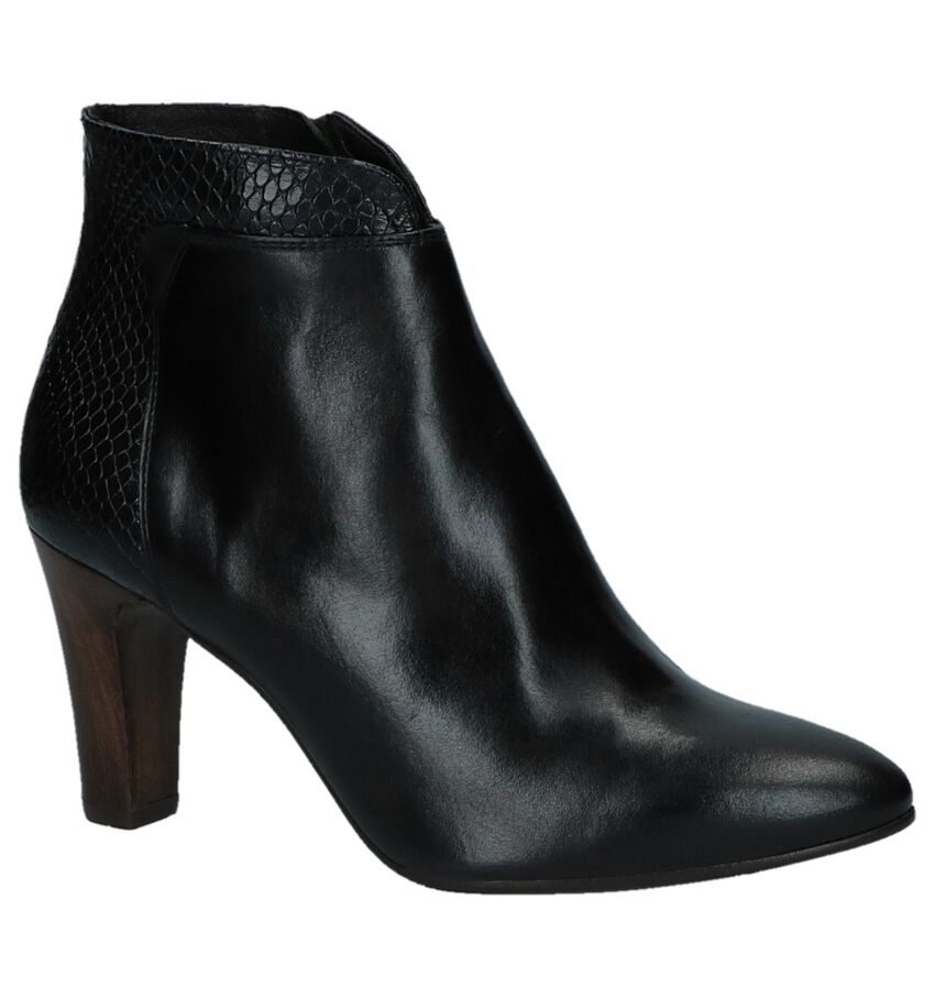 Zwarte Enkellaarzen Met Slangenprint Zinda zinda kopen in de aanbieding