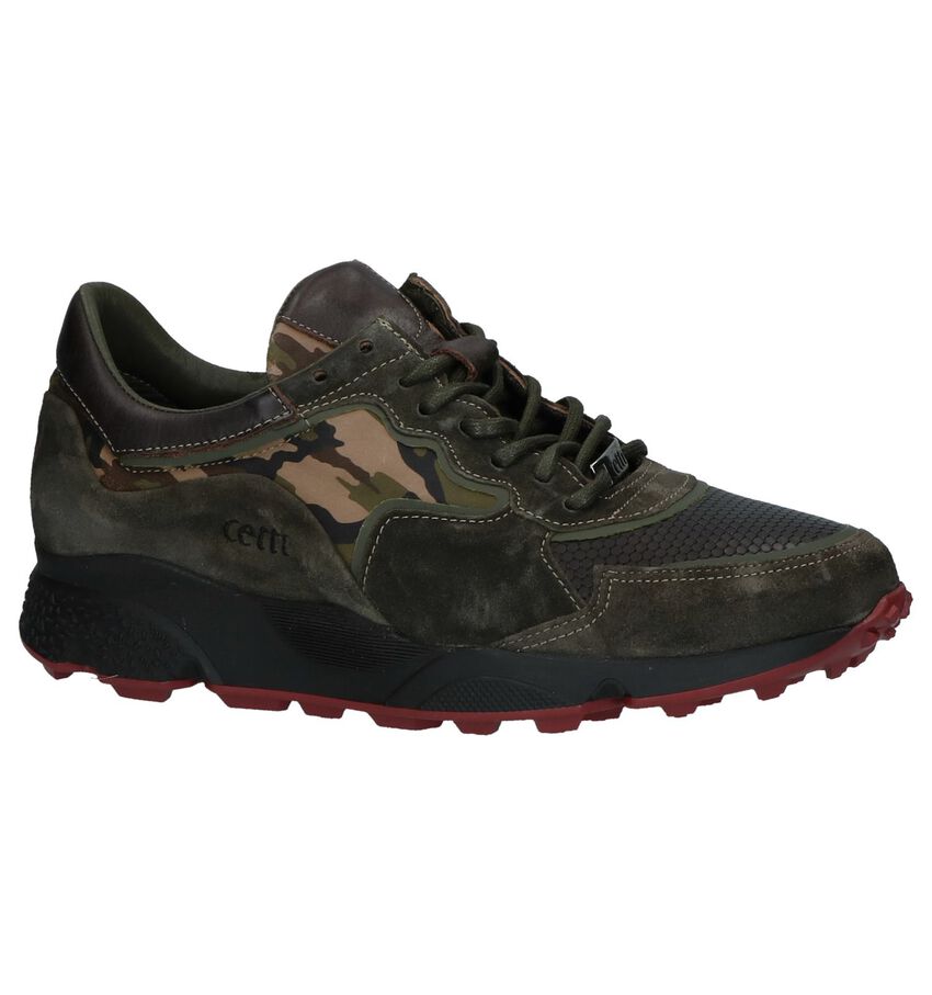 Laag Geklede Sneakers Cetti Kaki cetti kopen in de aanbieding Laag Geklede Sneakers Cetti Kaki cetti kopen in de aanbieding