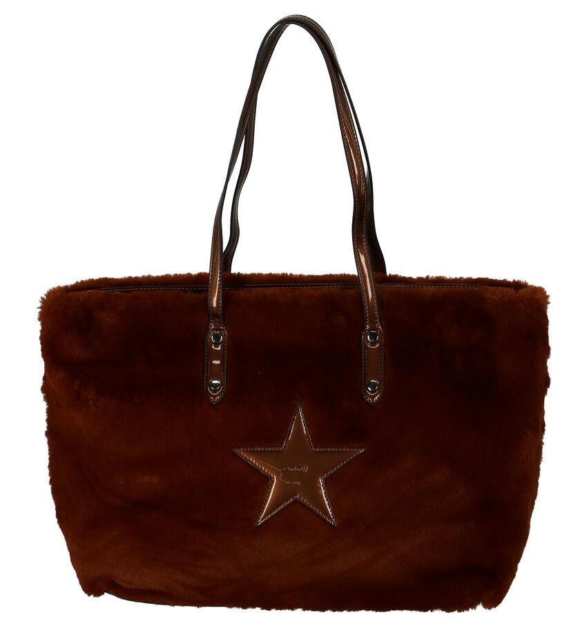 Cognac Shopper Emmy Wieleman Grizzly emmy wieleman kopen in de aanbieding