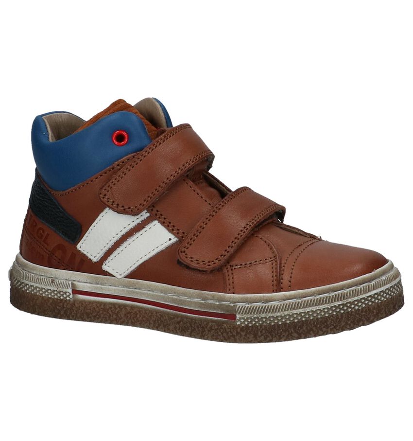 Cognac Boots Met Velcro Romagnoli romagnoli kopen in de aanbieding