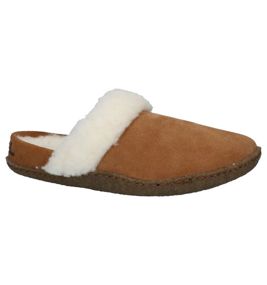Sorel Nakiska Slide Pantoffels Natures sorel kopen in de aanbieding