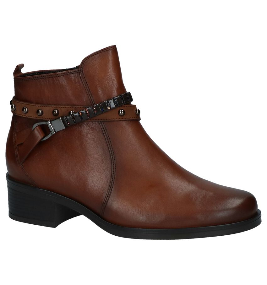 Gabor Best Fitting Cognac Geklede Boots gabor kopen in de aanbieding