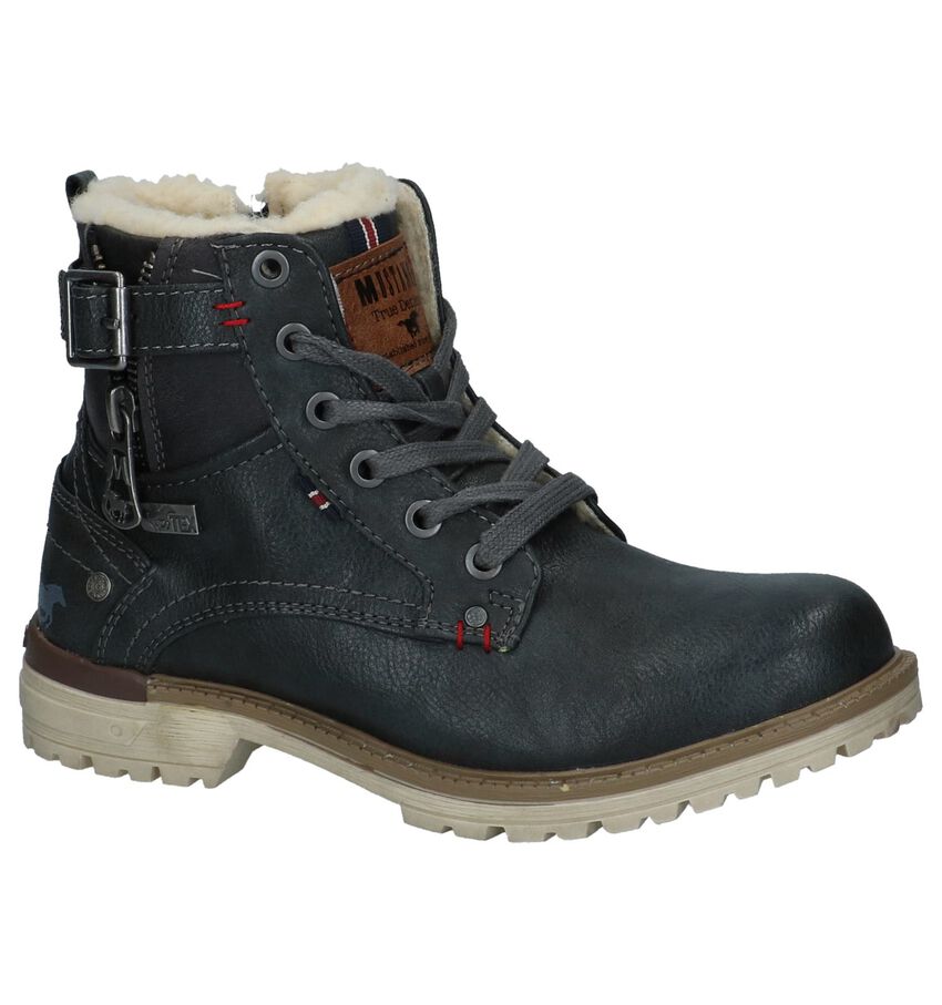 Mustang Boots Met Ritsveter Donker Grijs mustang kopen in de aanbieding Mustang Boots Met Ritsveter Donker Grijs mustang kopen in de aanbieding