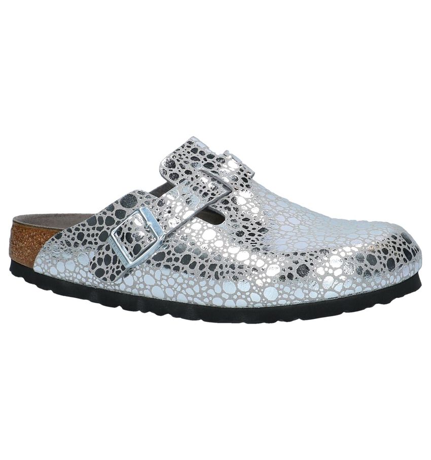 Zilveren Slippers Birkenstock Boston birkenstock kopen in de aanbieding Zilveren Slippers Birkenstock Boston birkenstock kopen in de aanbieding