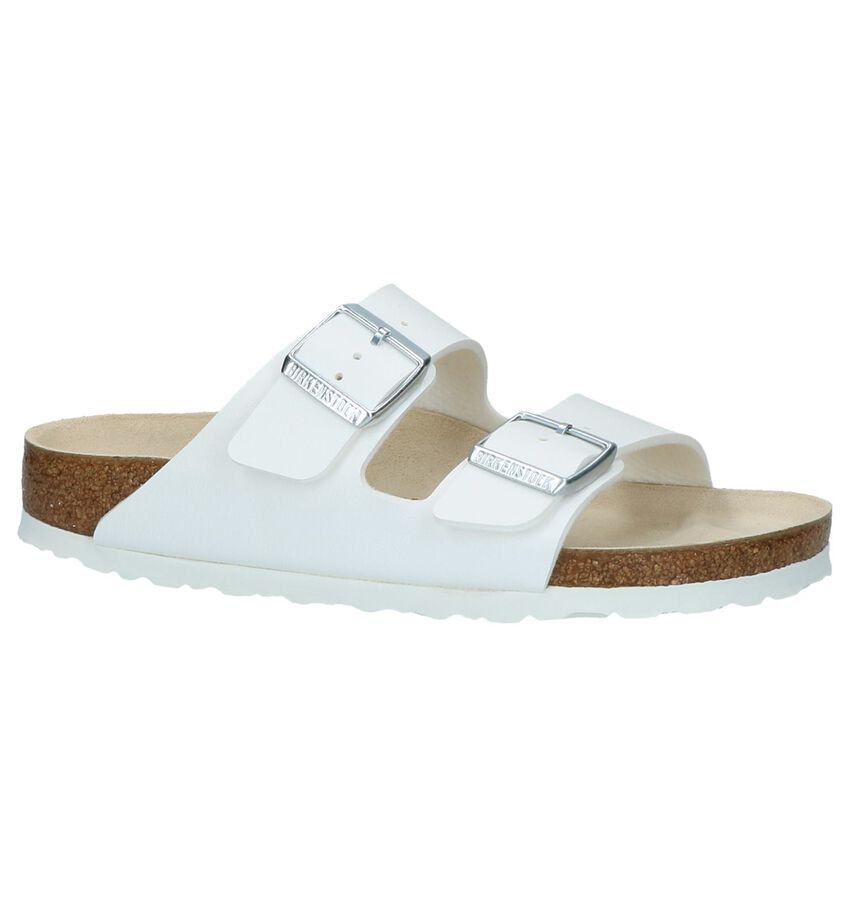 Birkenstock Arizona Witte Comfortabele Slippers birkenstock kopen in de aanbieding