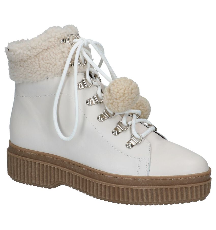 Pedro Miralles Boots Ecru Met Pompom pedro miralles kopen in de aanbieding Pedro Miralles Boots Ecru Met Pompom pedro miralles kopen in de aanbieding