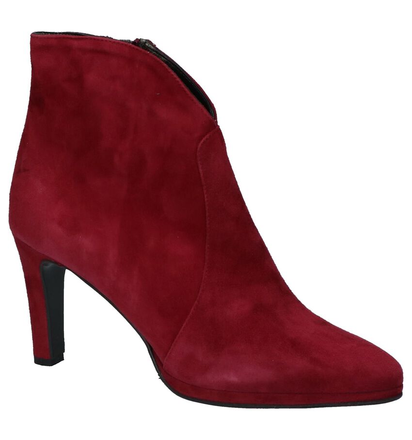Enkellaarzen Met Hoge Hak Bordeaux Cristian Daniel cristian daniel kopen in de aanbieding