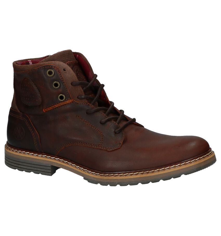 Donker Bruine Boots Met Ritsveter Bullboxer bullboxer kopen in de aanbieding