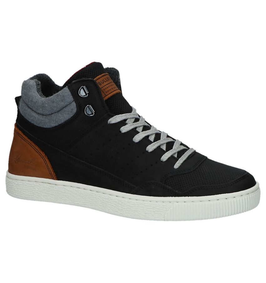 Zwarte Bullboxer Hoge Sneakers bullboxer kopen in de aanbieding