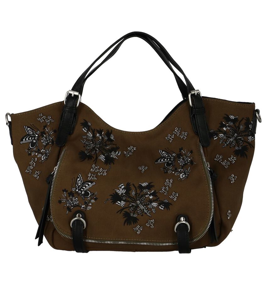 Desigual Kaki Handtas desigual kopen in de aanbieding