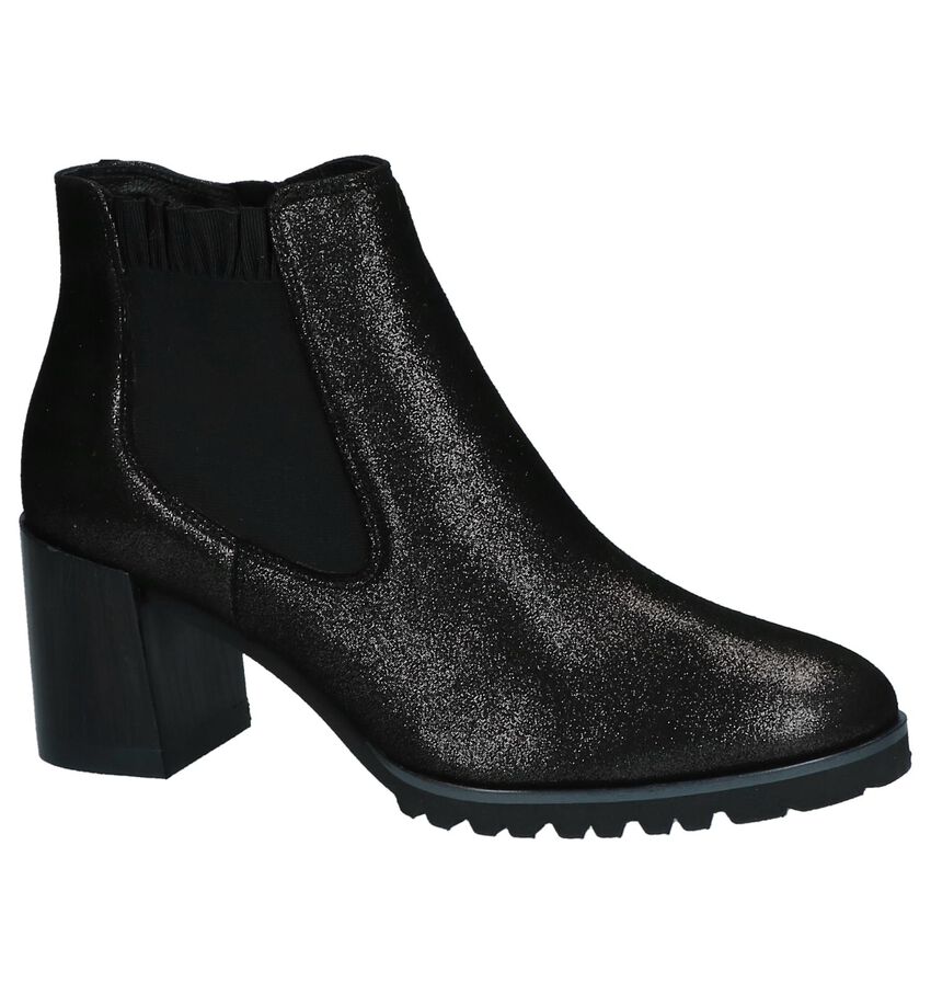 Zwarte Stoere Enkellaarzen Softwaves softwaves kopen in de aanbieding