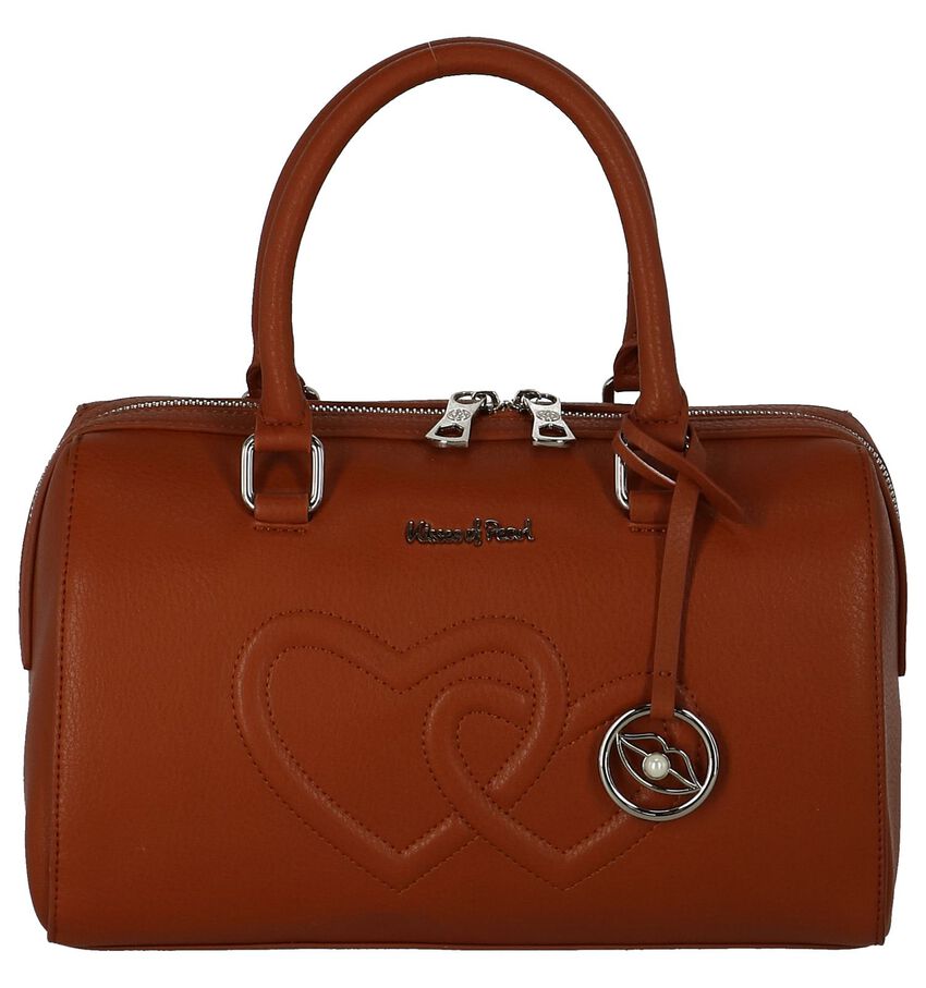 Cognac Bowlingtas Kisses Of Pearl kisses of pearl kopen in de aanbieding