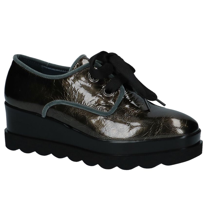 Tines Forma Groene Veterschoenen tines kopen in de aanbieding