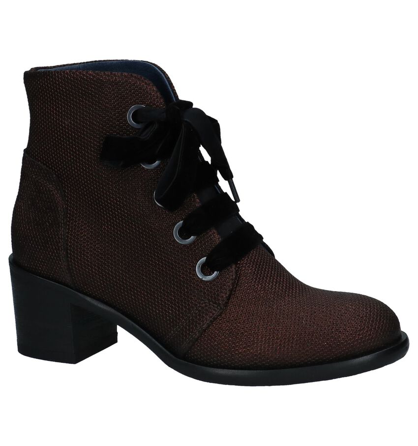 Bordeaux Metallic Enkellaarzen Creation Of Minds creation of minds kopen in de aanbieding