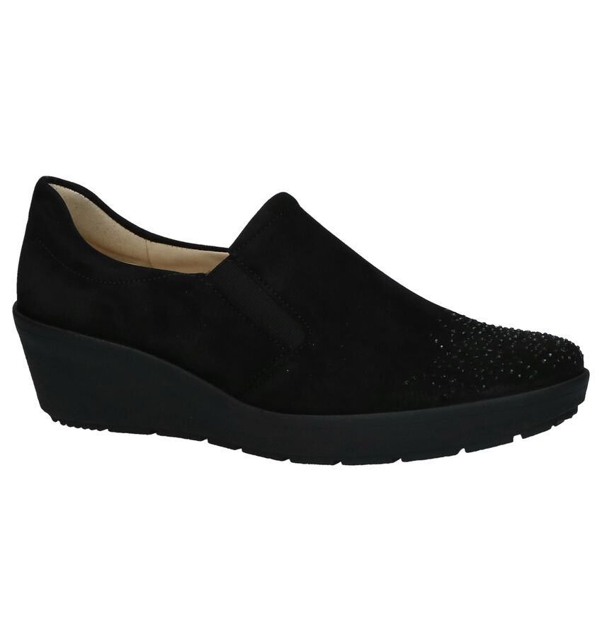 Zwarte Instapper Met Steentjes Ara ara kopen in de aanbieding