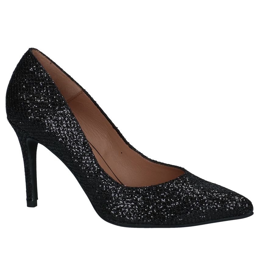 Zwarte High Heels Met Glitter Marian marian kopen in de aanbieding