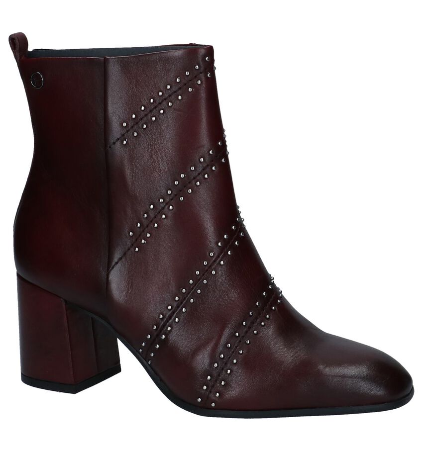 Tamaris Bordeaux Enkellaarzen tamaris kopen in de aanbieding Tamaris Bordeaux Enkellaarzen tamaris kopen in de aanbieding