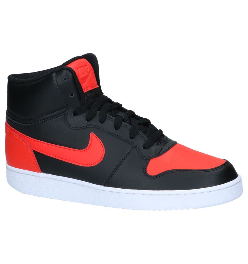 Zwartrode Sneakers Nike Ebernon nike kopen in de aanbieding