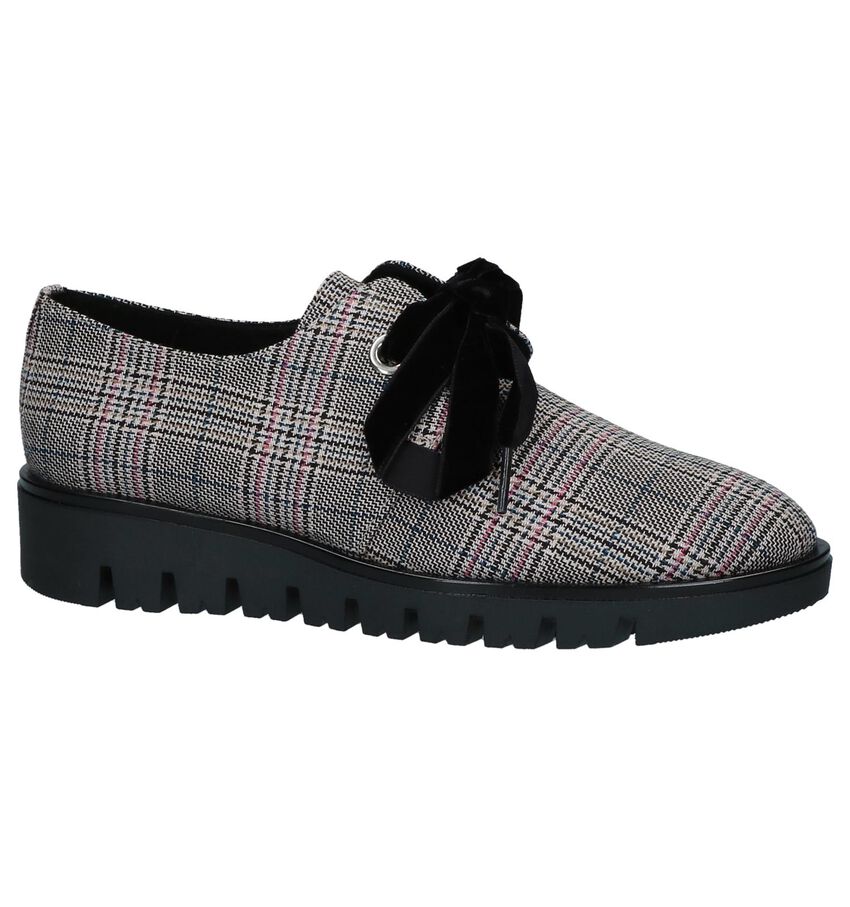 Three6Five Ebul Multicolor Oxford Veterschoenen three6five kopen in de aanbieding