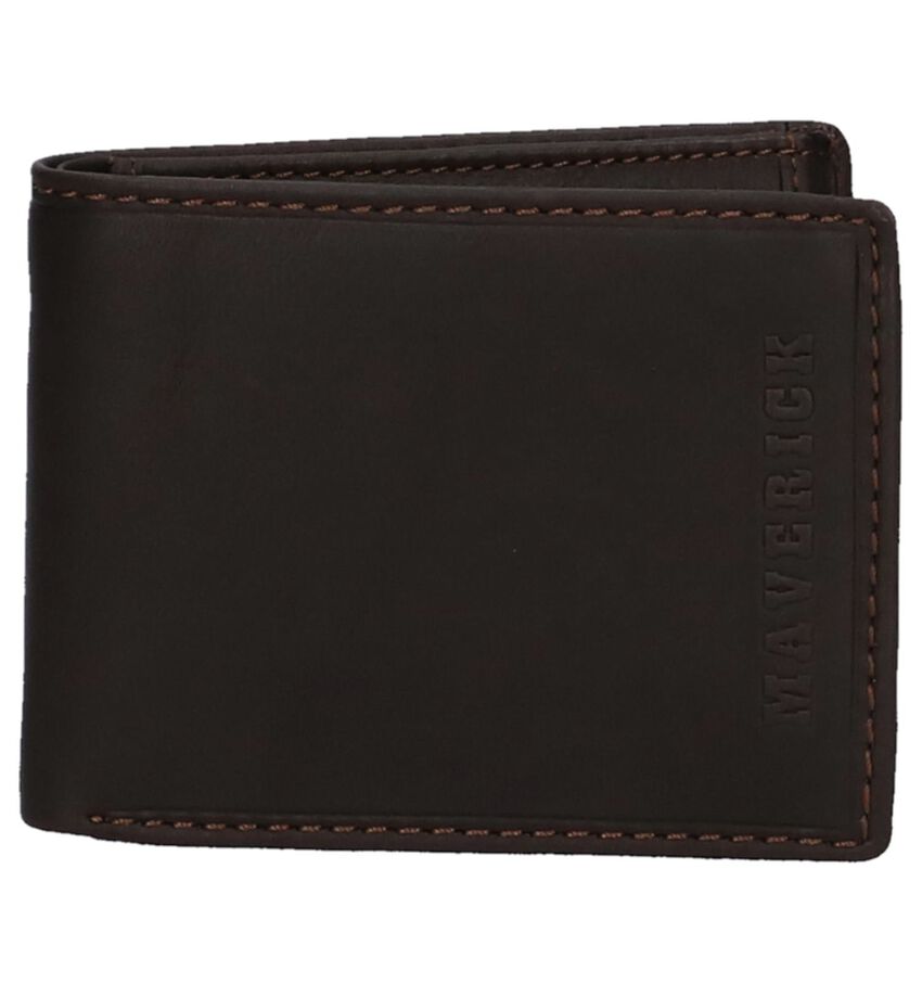 Donker Bruine Portefeuille Maverick maverick kopen in de aanbieding Donker Bruine Portefeuille Maverick maverick kopen in de aanbieding