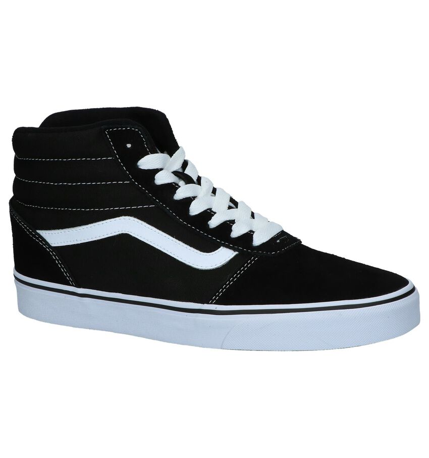 Zwarte Vans Ward Hi Skateschoenen vans kopen in de aanbieding
