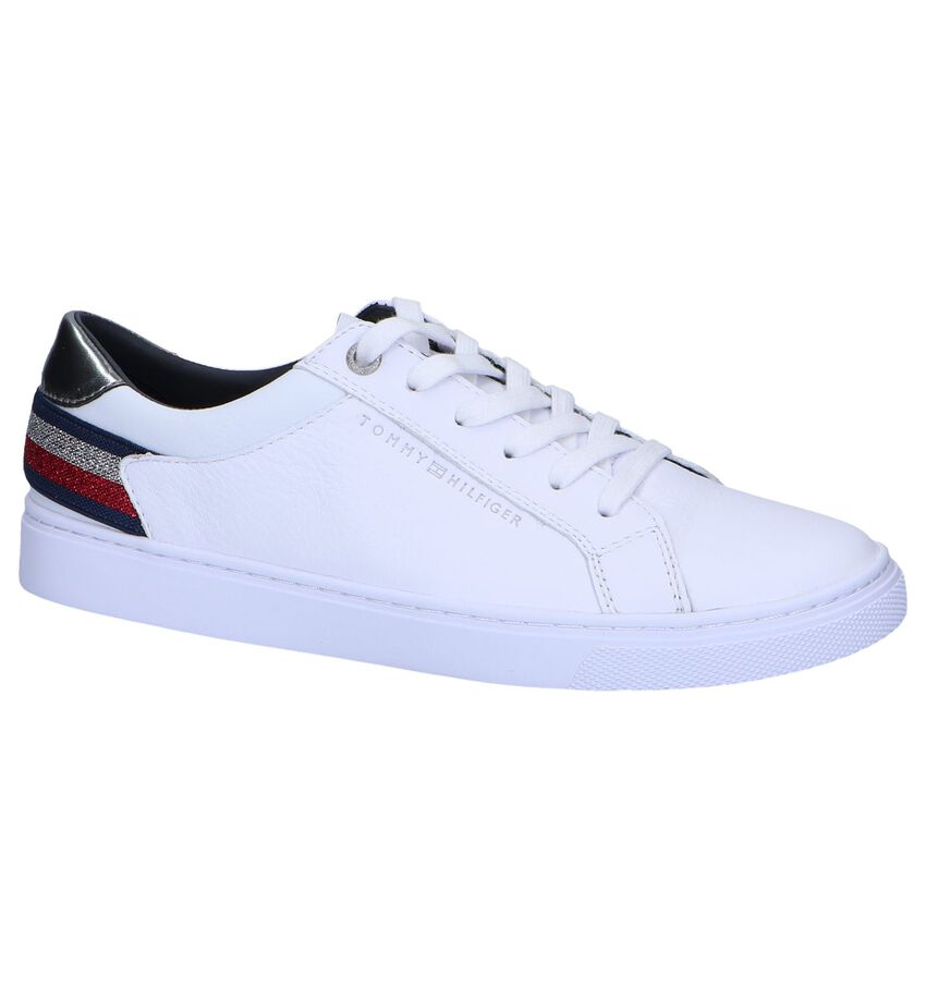 Witte Tommy Hilfiger Essential Sneakers tommy hilfiger kopen in de aanbieding Witte Tommy Hilfiger Essential Sneakers tommy hilfiger kopen in de aanbieding