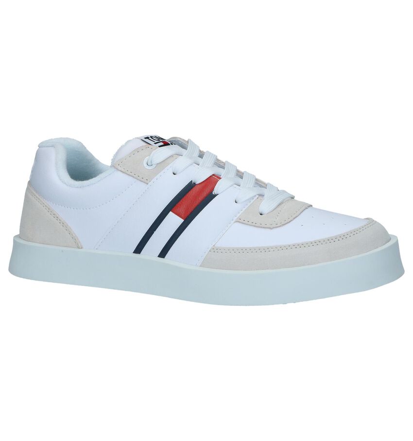 Tommy Hilfiger Jeans Witte Sneakers tommy hilfiger kopen in de aanbieding